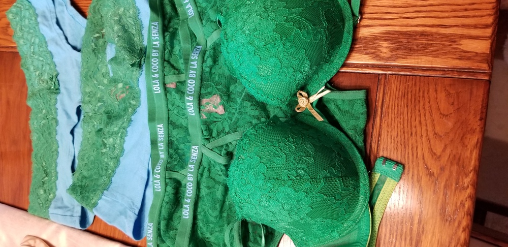 Women's panties and bra set.